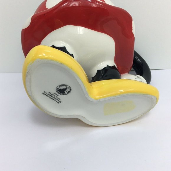 Disney Parks 3D Minnie Mouse Coffee Mug Cup Figural Polka Dot Skirt Legs Feet - Picture 8 of 12